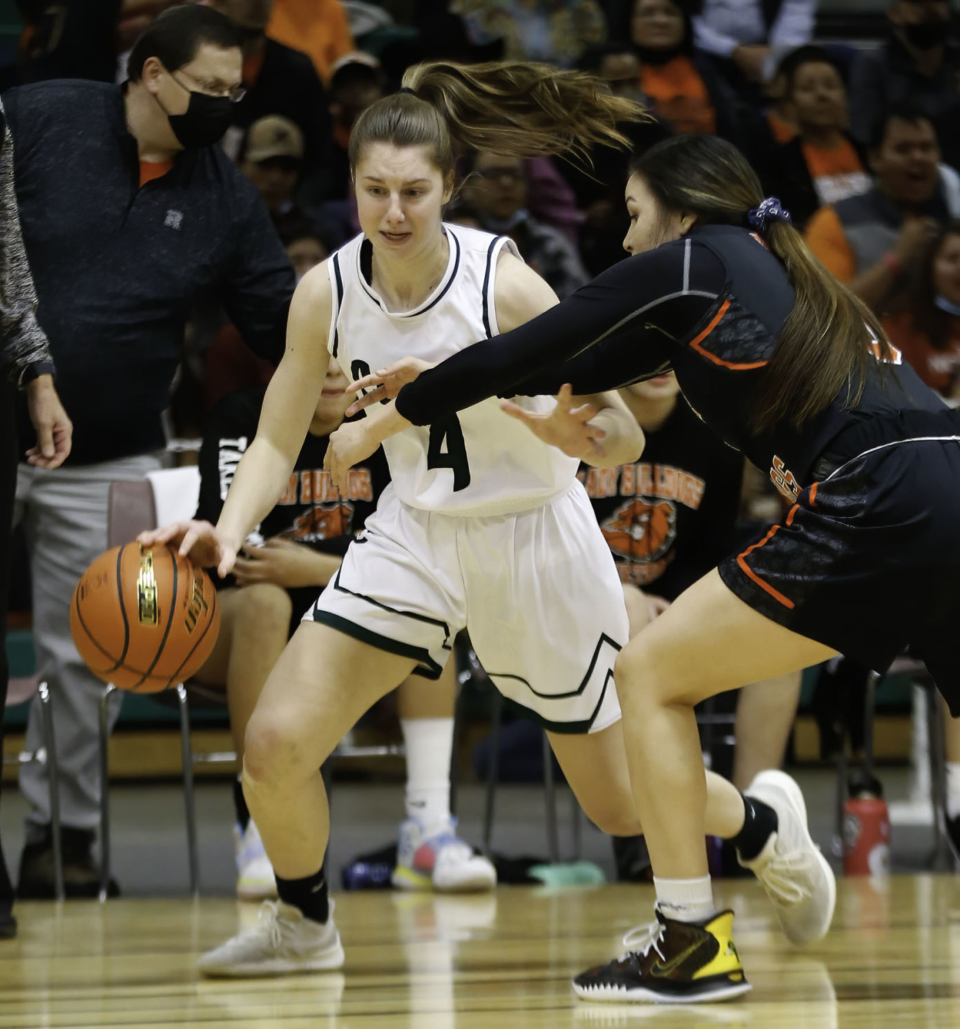 Class A girls Billings Central's Mya Hansen